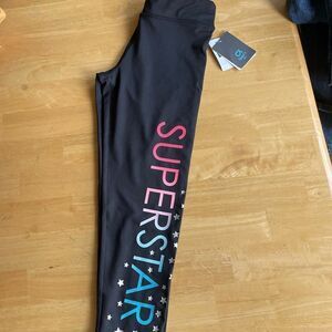 Gap Girls Youth Superstar Leggings New with tags Black size XL